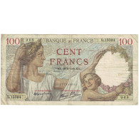 France, 100 Francs, 1939, Q.15094, TB, Fayette:26.38, KM:94 - 100 F 1939-1942 ''Sully''