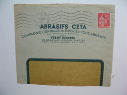 Type Paix  Perforé CE83  Sur Devant De Lettre  Compagnie Centrale Des Emeris Et Tous Abrasifs 1936 - Cartas & Documentos