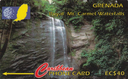 TARJETA DE GRENADA DE ROYAL MT. CARMEL WATERFALLS (13CGRA) CATARATA-CASCADA - Grenada (Granada)
