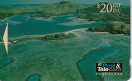 TARJETA DE LAS FIJI DE FIJI FROM ABOVE DE $20  (04FJE) - Fiji