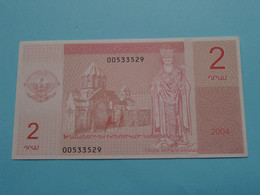 2 Dram () 2004 ( For Grade, Please See SCANS ) UNC ! - Armenia
