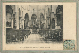 CPA -(62) FRUGES - Aspect De L'intérieur De L'Eglise En 1905 - Fruges