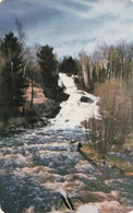 North Bay, Ontario Duchesnay ("Dusheeny") Falls, A Popular Beauty Spot - North Bay