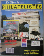 REVUE LE MONDE DES PHILATELISTES N° 432 De Juillet-Août 1989 - Francés (desde 1941)