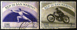San Marino - 1954 - Mi:SM 514,517 Sn:SM 346,349 Yt:SM 384,387 O - Look Scan - Usati