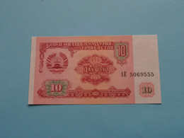 10 Rubles ( Tajikistan ) 1994 ( For Grade, Please See SCANS ) UNC ! - Tayikistán