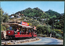 POSTCARD CARTOLINA SINTRA PORTUGAL CARRO ELECTRICO TRAMWAY TRAM-CAR TRANVIA - Autres & Non Classés