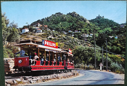 POSTCARD CARTOLINA SINTRA PORTUGAL CARRO ELECTRICO TURISTICO TOURIST TRAMWAY TRAM-CAR TRANVIA TOURISTIQUE - Autres & Non Classés