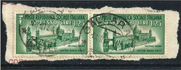 ● ITALIA - R.S.I. 1944  ESPRESSO Duomo Di Palermo  Annullo Gallarate  N.° 23 Coppia  Cat. ? € ️ L. 1022 ️ - Posta Espresso