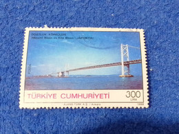 TÜRKEY--1980-90    300LİRA      DAMGALI - Gebruikt