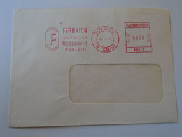 D193833 Hungary  Cover- EMA Red Meter Freistempel  1978 -  Budapest   Ferunion Hungaria - Viñetas De Franqueo [ATM]