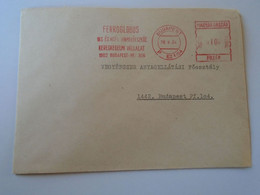 D193834 Hungary  Cover- EMA Red Meter Freistempel  1978 -  Budapest   Ferroglobus - Machine Labels [ATM]