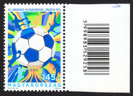 2014 Hungary - Soccer FIFA World Cup Brasil BALL - BARCODE Label Vignette EAN Code - MNH - 2014 – Brasilien