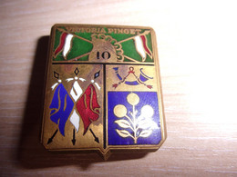 Insigne 10° Régiment De Dragons - Victoria Pinget - Cavalerie - Armée De Terre