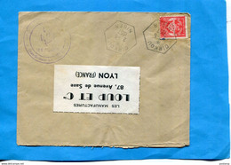 Marcophilie-NIGER Lettre*-pour Françe En FM Cachet   Hexagonal DIRKOU--2 5 1957 Stamp N°12 FM - Briefe U. Dokumente