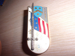 Insigne Promotion EOR COET " Comte De ROCHAMBEAU "- Guerre D'indépendance USA - Armée De Terre