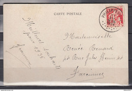 Postkaart Van Philippeville Naar Farciennes - 1932 Cérès Et Mercure