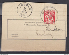 Fragment Met Stempel Paal - 1932 Ceres And Mercurius