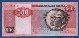 ANGOLA - P.120b2 – 500 Kwanzas 1987 UNC-, Prefix HI 5565365 - Angola