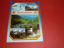 Höhenluftkurort Saalbach - Multi-vues - Oc 718 - Editions K. Hühne - Année 1987 - - Saalbach