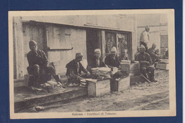 CPA Albanie Albania VALONA écrite Métier Tabac - Albanie