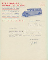 VIEUX PAPIERS           DOCUMENT COMMERCIAL     TRANSPORT      AUTOCARS     1947 - Auto's