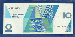 ARUBA - P. 7 – 10 FLORIN 1990 UNC Serie N. 0217755234 - Aruba (1986-...)