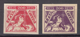 Brazil Brasil 1933 Mi#396-397 Mint Never Hinged Imperforated - Unused Stamps