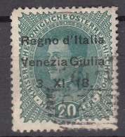 Italy Venezia Giulia 1918 Sassone#7 Used - Venezia Giuliana