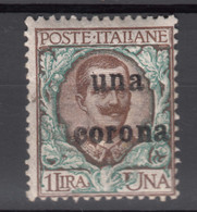 Italy Occupation In WWI - Dalmazia, Dalmacija, Dalmatia 1919 Sassone#1 Mint Hinged - Dalmatie