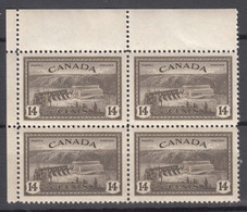 Canada 1946 Mi#237 Mint Never Hinged Pieces Of 4 - Nuovi