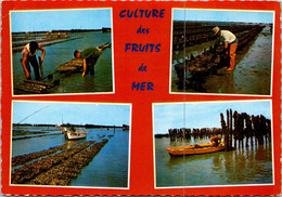 (3 Oø 2) France (posted  1971) Culture Des Fruits De Mer - Ostreiculture - Cultures