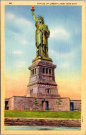 New York City Statue Of Liberty 1945 Curteich - Statue Of Liberty