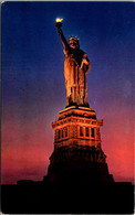 New York City Statue Of Liberty At Night - Statue Of Liberty