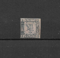 BERGEDORF GERMANIA ANTICHI STATI  1861 STEMMI DI LUBECCA E AMBURGO UNIF. 6 MLH VF - Bergedorf