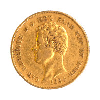 Italie - Royaume De Sardaigne 20 Lire Charles Albert 1834 - Andere & Zonder Classificatie