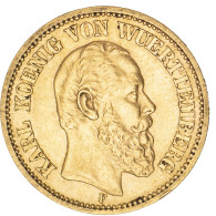 Allemagne 20 Mark 1872 Wurtemberg - 5, 10 & 20 Mark Or
