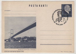 TURKEY,TURKEI,TURQUIE ,WITH VIEW FROM, BOGAZICI ,BRIDGE,ISTANBUL, ,POSTCARD - Storia Postale