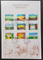 South Africa Frama ATM Machine Label 1998 Cave Painting Tree Waterfall Horse FDC - Automatenmarken (Frama)
