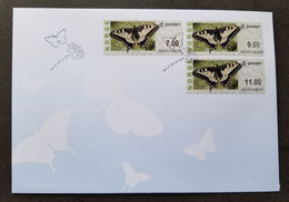 Norway Butterfly 2007 Insect Butterflies (ATM Machine Frama Label Stamp FDC) - Cartas & Documentos