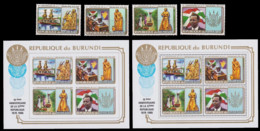 Burundi - 949A/D + BL121B/C - 10 Ans De La République - Non Emis - 1986 - MNH - Ongebruikt