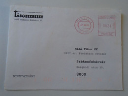 D193852 Hungary Cover -EMA Red Meter Freistempel  1997  -Budapest- Táborkereszt - Viñetas De Franqueo [ATM]