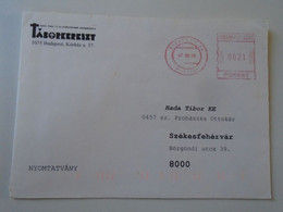 D193852 Hungary Cover -EMA Red Meter Freistempel  1997  -Budapest- Táborkereszt - Machine Labels [ATM]