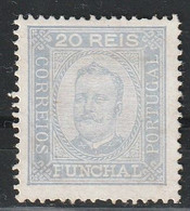 FUNCHAL  - N°4 Nsg (1892) Roi Carlos 1er : 20r Violet Gris - Autres & Non Classés