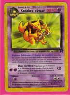 Carte Pokemon Francaise 1995 Wizards Team Rocket 39/82 Kadabra Obscur 50pv - Wizards