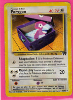 Carte Pokemon Francaise 1995 Wizards Team Rocket 48/82 Porygon 40pv Bon Etat - Wizards