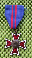 Medaille : Nederlandse Brandweermedaille 12,5 Jaar Trouwe Dienst  /  Cross Of The Dutch Fire Service - Feuerwehr