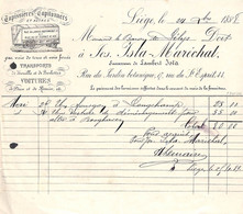 Liège - Tapissières Capitonnées Jos Isla Maréchal 1888 (illustrée) - 1800 – 1899