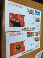 China Stamp FDC Police Fire Engine 1998 Postally Used Regd - Cartas & Documentos