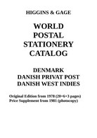 Higgins & Gage POSTAL STATIONERY CATALOG DENMARK, DANISH PRIVAT POST (PDF-File) - Otros & Sin Clasificación